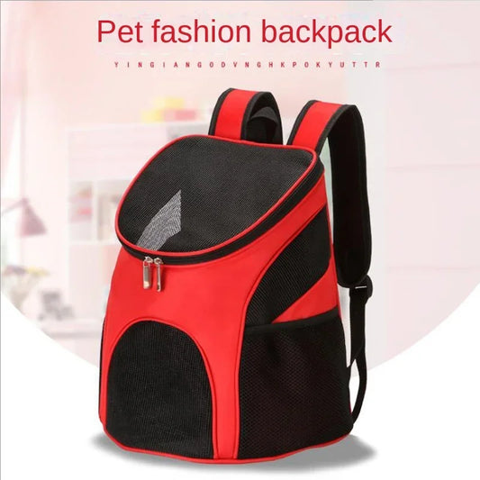 Cat Carrying Bag Foldable Double Shoulder Portable Pet Products Travel Outdoor Breathable Backpack Factory Direct Selling - Play Paws Toys