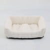 Bed for Dog Cat Pet Square Plush Kennel Medium Small Dog Sofa Bed Cushion Pet Calming Dog Bed House Pet Supplies Winter