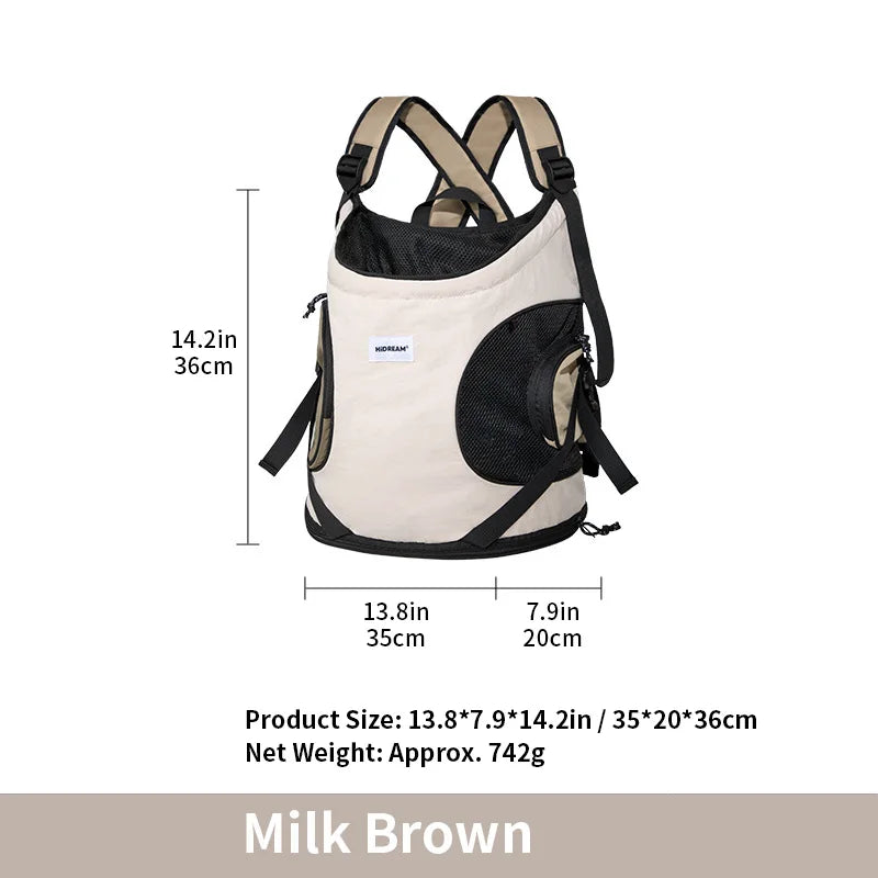 Pet Chest Backpack Front Carrying Tote Backpack Dogs and Cats Breathable Portable Outdoor Bag Shoulder Cat Bag - Play Paws Toys