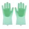 Pet Grooming Cleaning Gloves Dog Cat Bathing Shampoo Glove Scrubber Magic Dishwashing Cleanner Sponge Silicon Hair Removal Glove