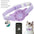 Fashion Airtag Pet Collar Adjustable Elastic Nylon Puppy Cat Collar with Bell Anti-lost GPS Tracker Case（No tracker included）