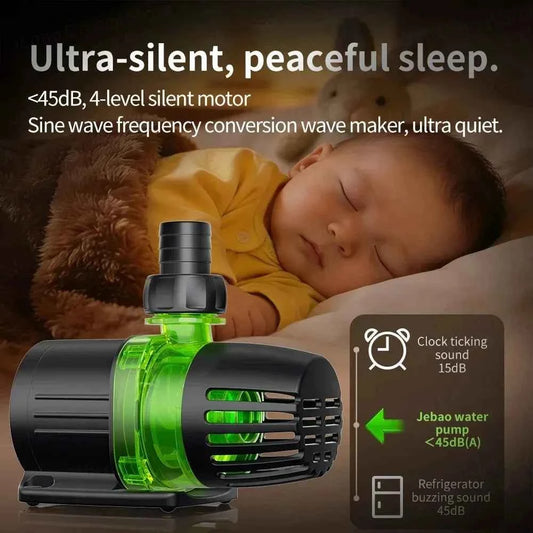 Jebao Jecod GDP Series Smart DC Submersible Pump WiFi Bluetooth Sine Wave Return Water Pump for Aquarium Coral Reef Fish Tank