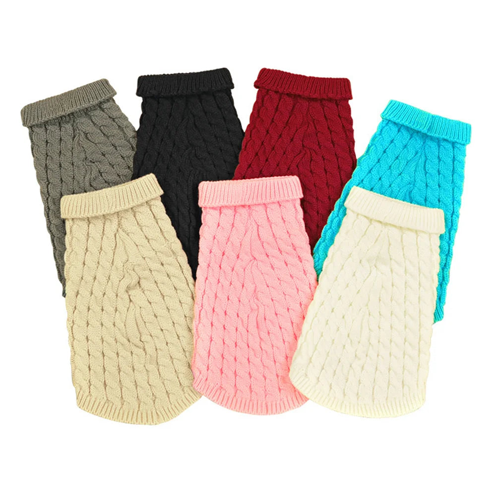 Warm Knitted Sphynx Cat Sweater Winter Pet Clothes for Cats mascotas Clothing Katten Kedi Kitten Puppy Pullovers ropa para gatos - Play Paws Toys