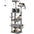 Multi-Level Cat Tree Tower with Scratching Posts&Board, Hammock, Cat Condo, Spacious Top Perch,Dangling Balls for Indoor Cats
