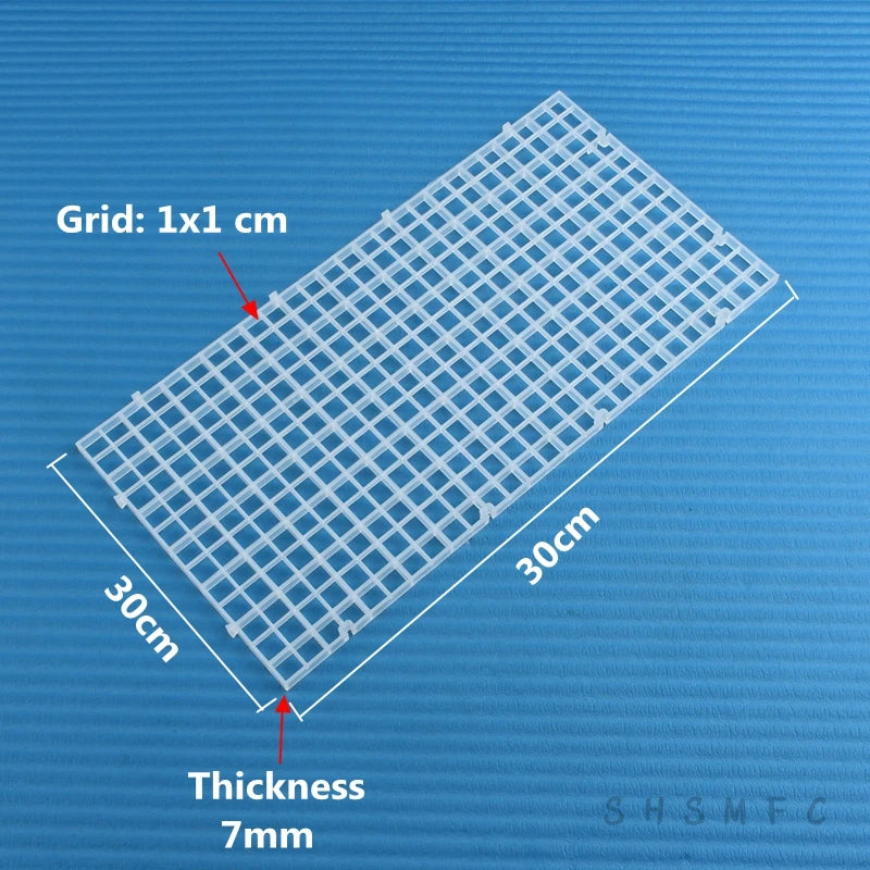 Fish Tank Isolation Plate Upper Cover Net Bottom Filter Grid Bracket Bottom Filter Plate Divider Plate Aquarium Cover Plate