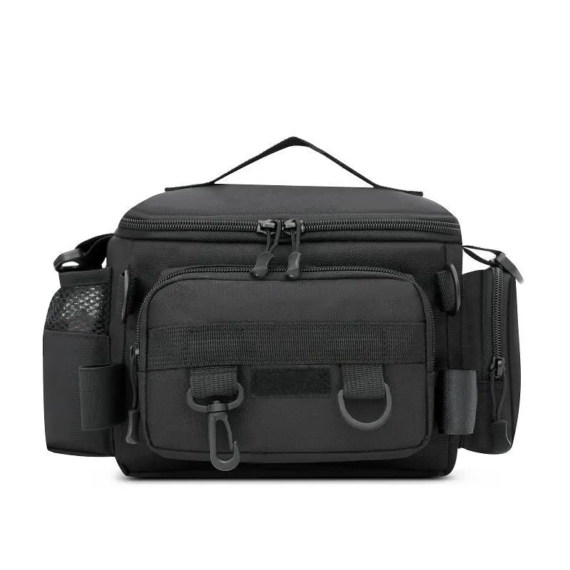 Fishing Gear Bag Waterproof Oxford Cloth Large Capacity Multi-Pocket Portable Fishing Accessories Organizer Waist Shoulder Pouch