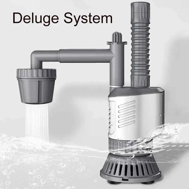Aquarium Water Change Pump Electric Fish Tank Cleaning Tool Vacuum Water Changer Gravel Cleaner Siphon Filter Pump 30W 220v