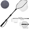Retractable Landing Net Folding 1.9m/1.5m/1.3m Telescopic Fishing Net Outdoor Sea Mesh Portable Hand Dip Net For Carp Fly Fun
