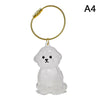 Clear Pet Hair Memorial Keepsake Capsule Dog Fur Container DIY Pendant Keychain Decor Animal Lovers Home Display Gift Idea