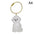 Clear Pet Hair Memorial Keepsake Capsule Dog Fur Container DIY Pendant Keychain Decor Animal Lovers Home Display Gift Idea