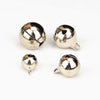 6-25mm Gold/Silver Plated Nickel Copper Jingle Bells Pendants Hanging Christmas Ornaments Decorations Party DIY Craft Accessory