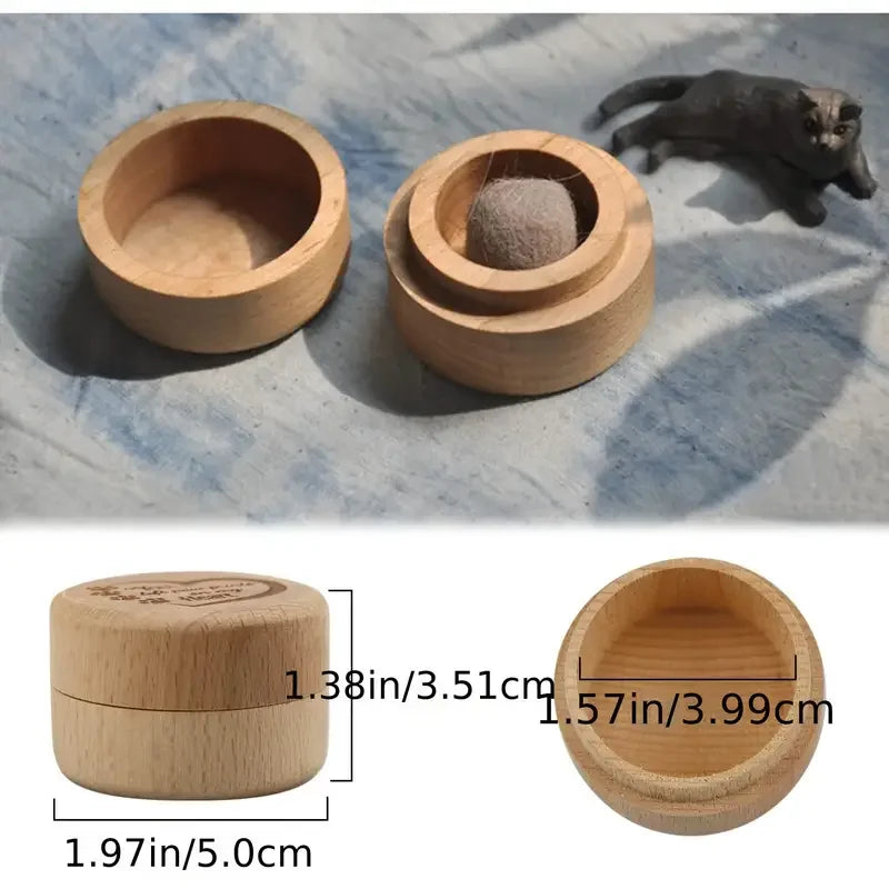 Dog Hair Keepsake Box Wood Pet Hair Keepsake Box Durable Pet Memorial Box Tooth Collection Memorial Box For Dog And Cat Ashes