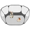 Foldable Open Pet Playpen Portable Transparent Pet Cage Yard Fence for Dog Cat Rabbit Hamster Guinea Pig Indoor Outdoor