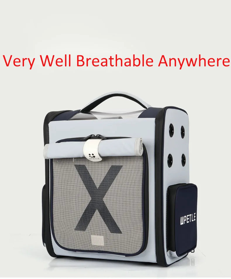 Portable Astronaut Travel Bag, Breathable Space Capsule, Expandable Carrier, Pet Backpack for Cat and Dog - Play Paws Toys