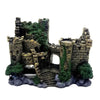 New Resin Artificial Fish Tank Ancient Castle Decoration Aquarium Rock Cave Building Decoration Aquatic Landscaping Ornament