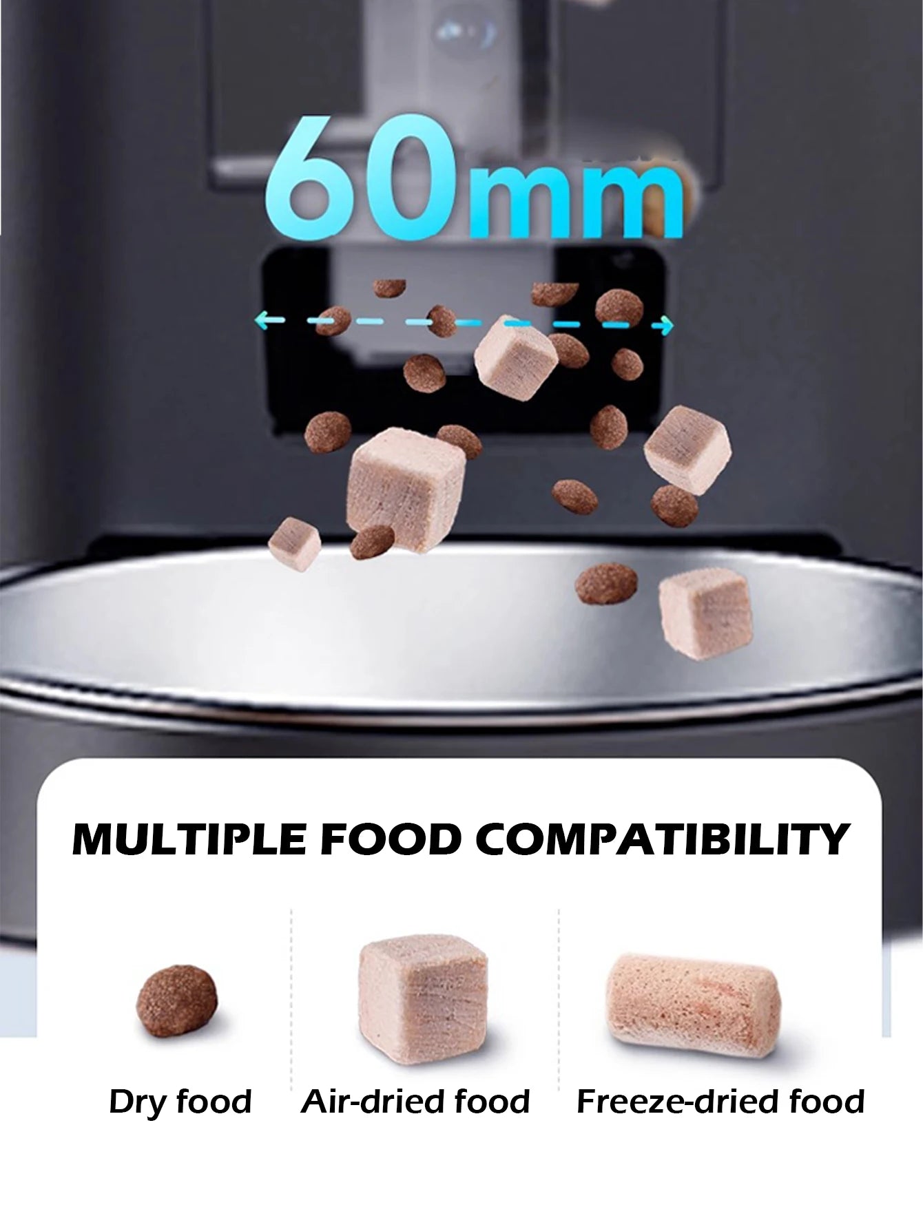 Furpipi 8L Smart Automatic Cat Feeders with 1080P HD Camera 5G WiFi Pet Feeder Tuya APP Control Smart Dog Cat Kibble Dispenser