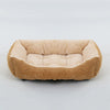 Bed for Dog Cat Pet Square Plush Kennel Medium Small Dog Sofa Bed Cushion Pet Calming Dog Bed House Pet Supplies Winter