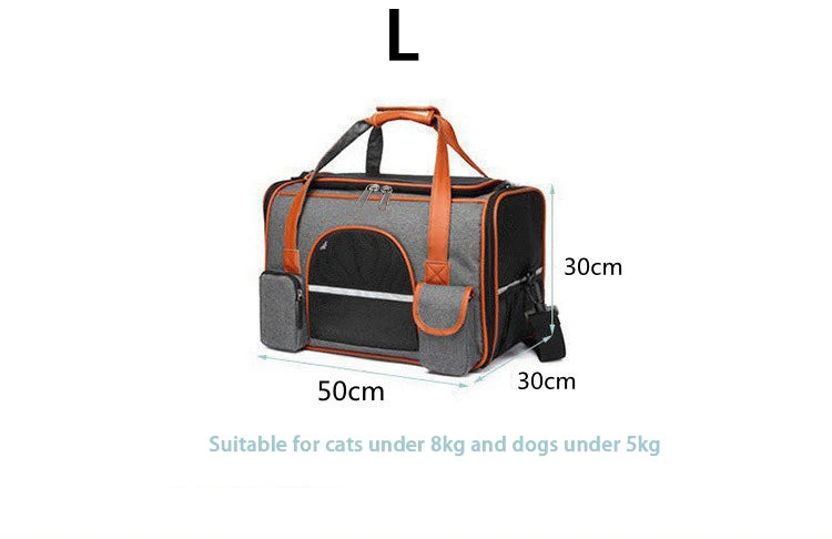 Dog Pet Carrier Bag Anti-Collapse Design Multiple Storage Pockets Cat Travel Handbag for Medium Cats, Puppy, Rabbits and Other S - Play Paws Toys