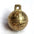 1/2PCS 38mm Excellent Chinese Tibetan Bell Tiger Gift Great Lucky Feng Shui Bell Head Brass Charming Bells