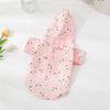 Cartoon Printed Dog Raincoat for Small Dogs Waterproof Pet Clothes Poodle Puppy Pomeranian Raincoats chubasquero para perros