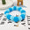 Pet Dog Bow Tie Rainbow Flower Hair Ball Necklace Cat Collar Pet Dog Cat Bowties Neckties Dog Grooming Accessories