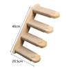 Cat Wall Climbing Shelf Steps Ladder Scratching Post Scratcher Bed Hiding House for Cats Tree Tower Pet Furniture Accessories - Play Paws Toys