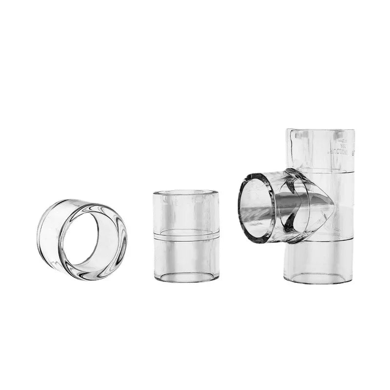Transparent Fish Tank Water Pipe Acrylic Tube Fittings Elbow Joint Duck Bill Water Outlet Aquarium Accessries Rain Shower Outlet