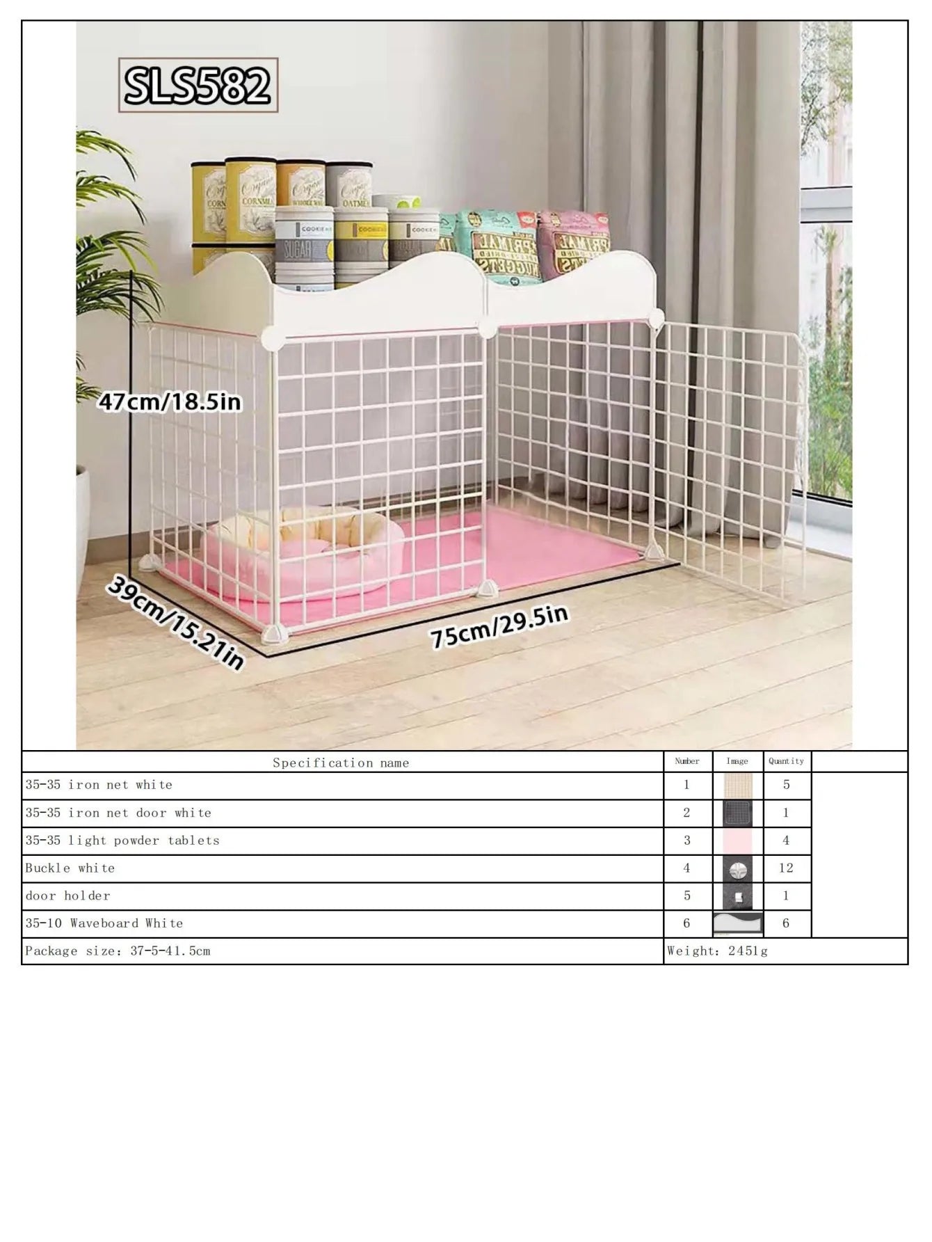 Cat Cage for Home Use, Indoor Pet Cat Large Space, Luxurious Small Cat House, Three-Story Multi-Cat Portable Assembly Empty Cage - Play Paws Toys