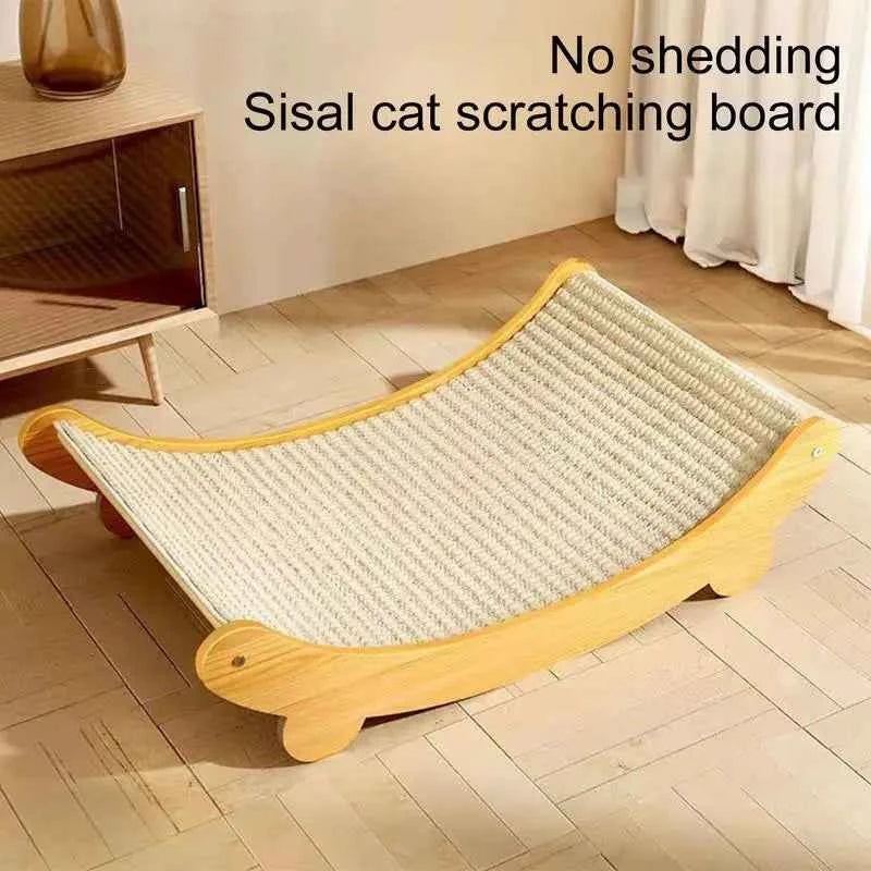 Sisal Cat Scratching Pad Reusable Cat Scratcher Cat Scratch Bed Nest for Pet Sleeping Playing Grinding Small Medium Large Cats