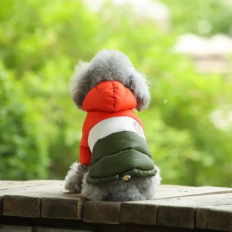 Dog Jacket Waterproof Luxury Dog Clothes Pet Down Cotton Vest Chihuahua French Bulldog Winter Dog Coat Puppy Warm Dog Costume