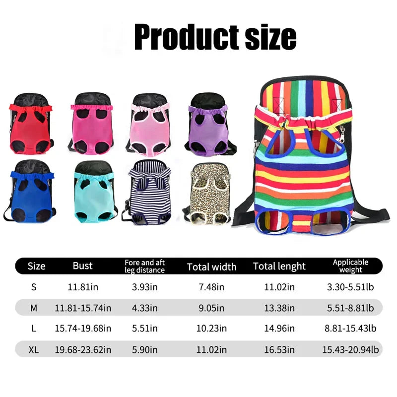 Adjustable Cat Carrier Bag Pet Double Shoulder Backpack Portable Bag Outdoor Travel Camping Hiking Cat Bag Dog Bag - Play Paws Toys