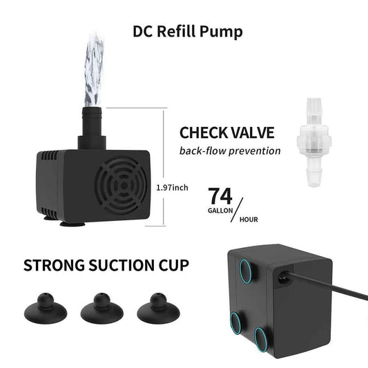 Fzone ATO 580P Auto Top Off Water Level Controller Pump with QST Sensor for Marine Reef Saltwater Aquarium