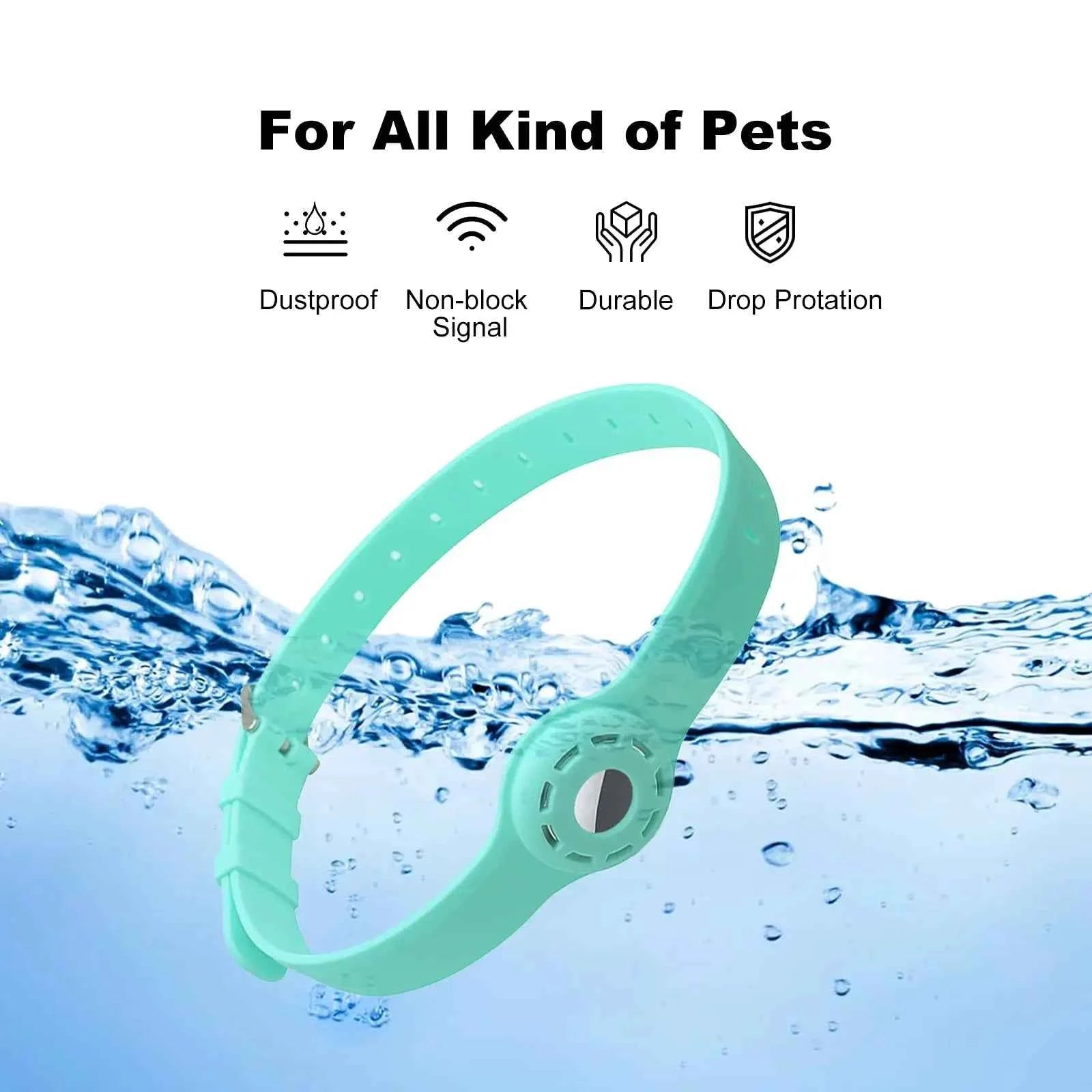 New Silicone Anti-Lost Pet Cat Collar For The Apple Airtag Protective Tracker Anti Lost Positioning Collar Adjustable Pet Collar