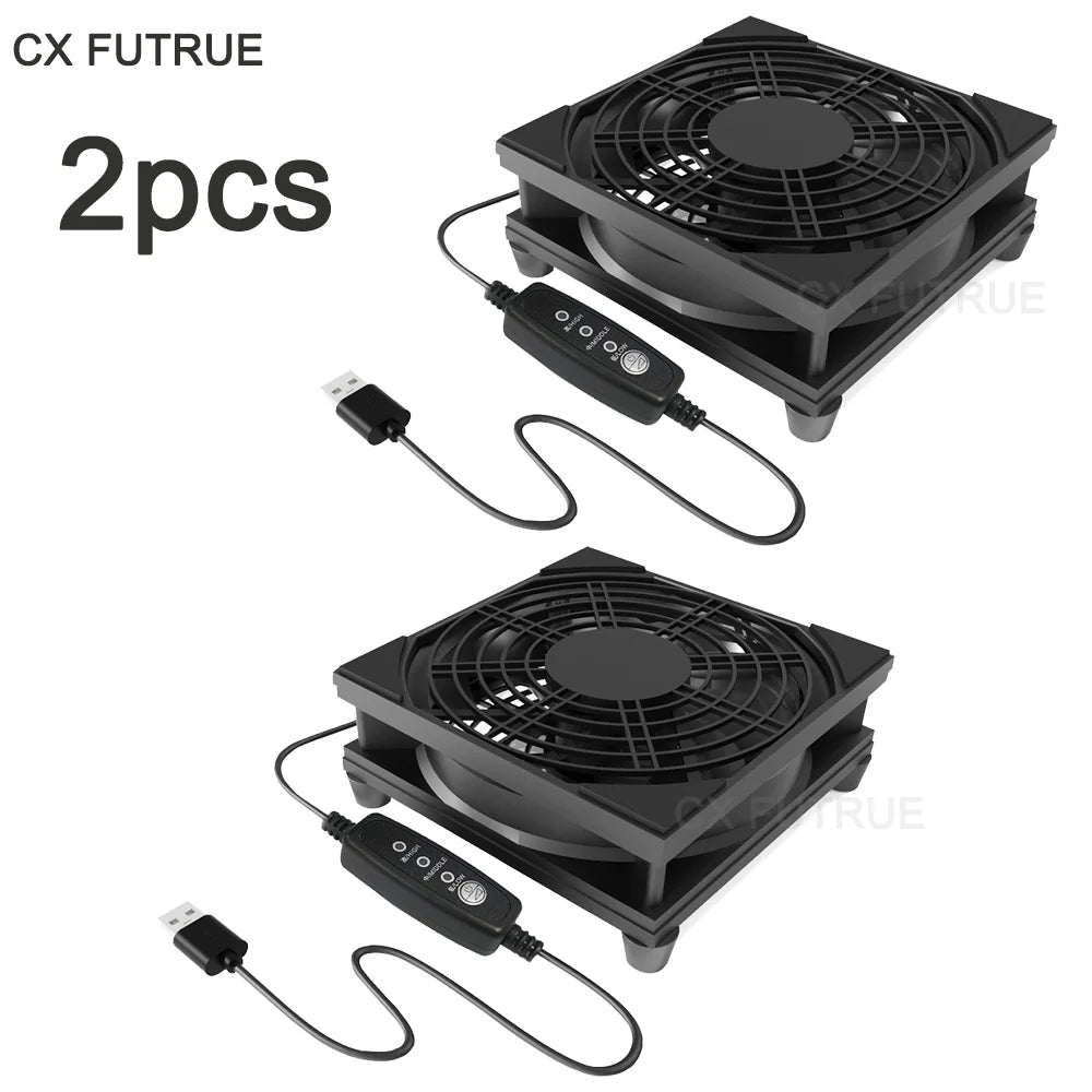 1pc USB supports 3-speed adjustment. The computer fan is silent. The 5V power supply fan is equipped with a speed controller, su