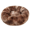 Round Large Dog Bed Winter Warm Plush Dog Bed for Medium Dog House Sleeping Dog Kennel Removable Small Cat Sofa Accessories
