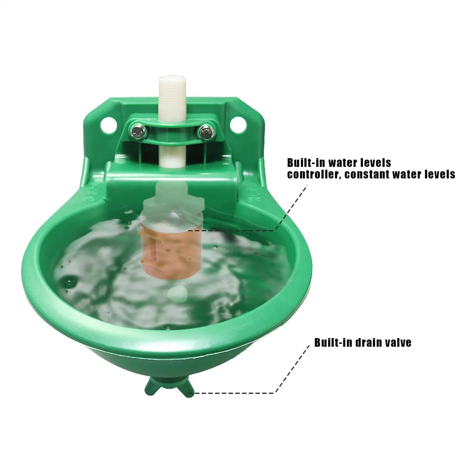 Sheep Goat Drinker Bowl With Valve Automatic Drinking Bowl plastic Water Fountain Cattle Sheep Dog Feeding Equipment