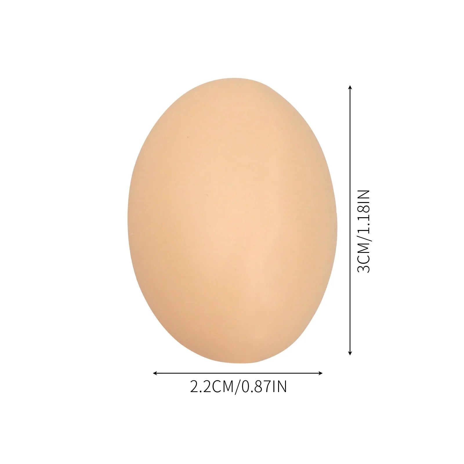 50Pcs Plastic Eggs Chicken House Small Fake Eggs Farm Animal Supplies Cages Accessories Guide Chicken Nest Egg Painting