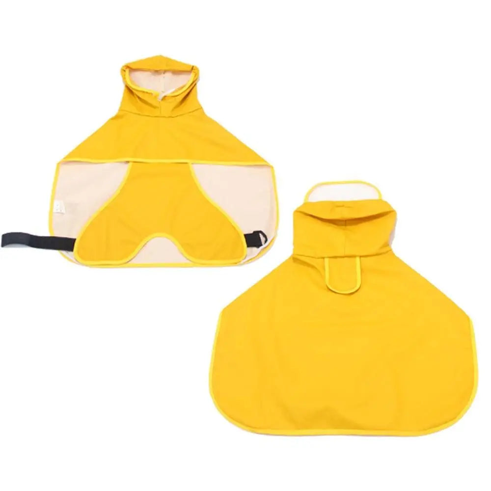 Pet It Yolk Man Pu Dog Raincoat Teddy Corgi Golden Retriever Pet Clothes Waterproof Outdoor Dog Supplies