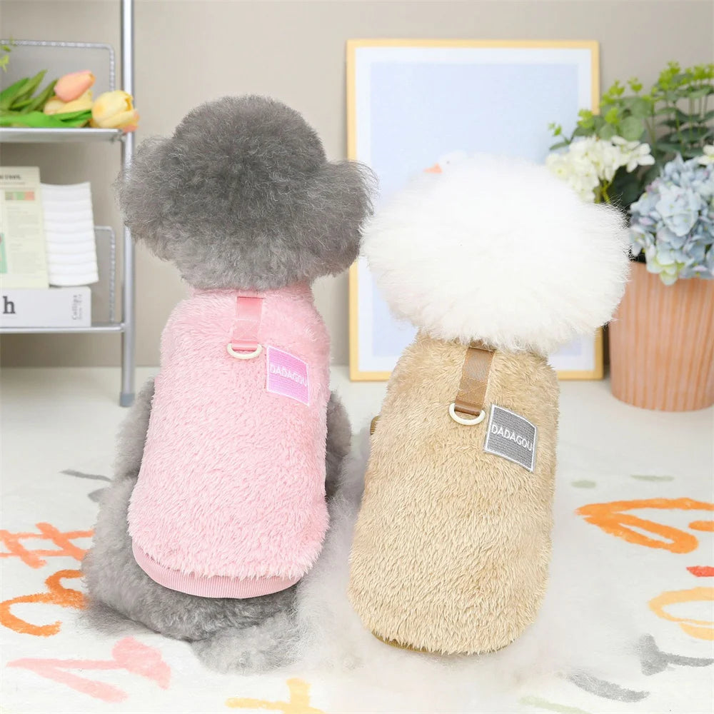 Winter Cat Puppy Jumpsuits Warm Fleece Pet Coat for Small Dogs Cats Kitten Clothing Chihuahua Sphynx Jacket ropa para gato - Play Paws Toys