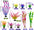 25/26PCS Artificial Aquarium Decor Plants Water Weeds Ornament Aquatic Plant Fish Tank Grass Decoration Accessories