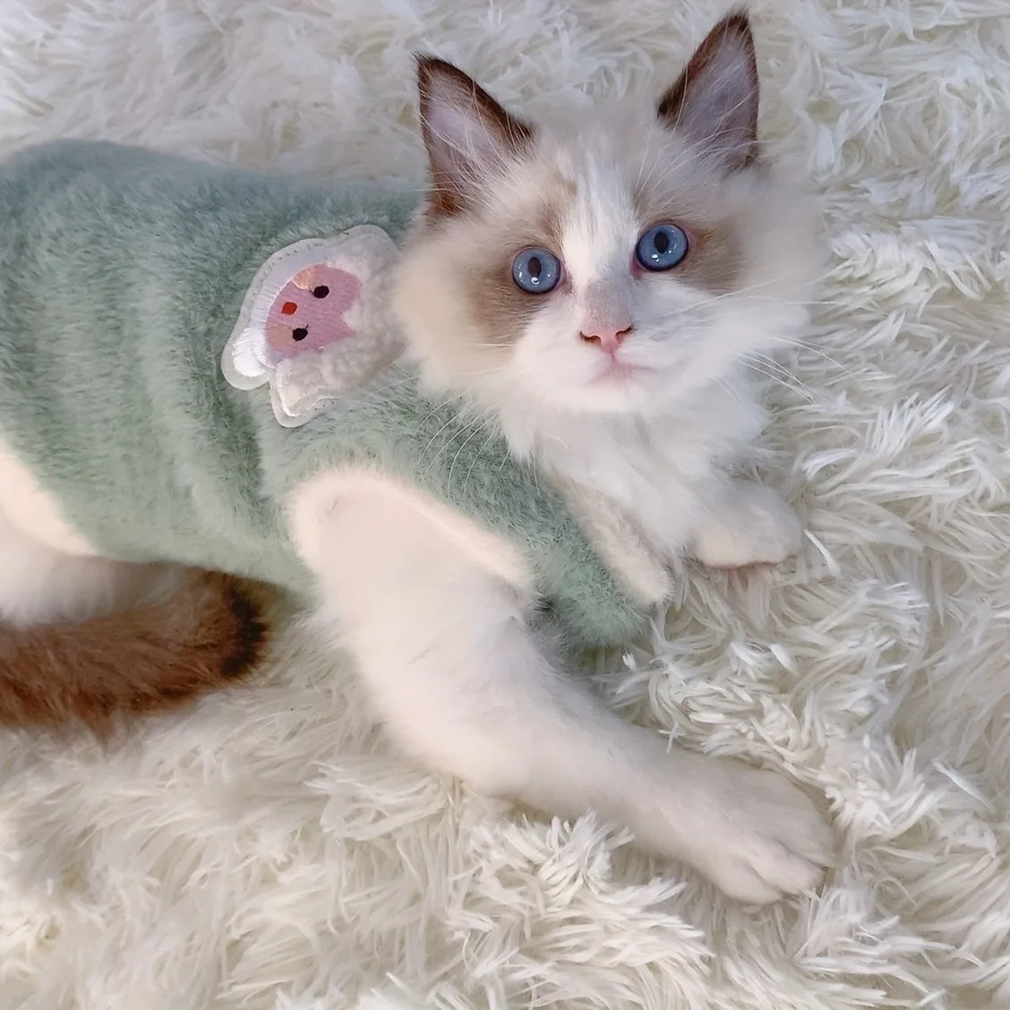 Cats Accessories Pets Warm Kittens Clothes for Winter Kitten Small Kitten Stuff Apparels Cooling Clothing Dog´s Sweater Vests - Play Paws Toys