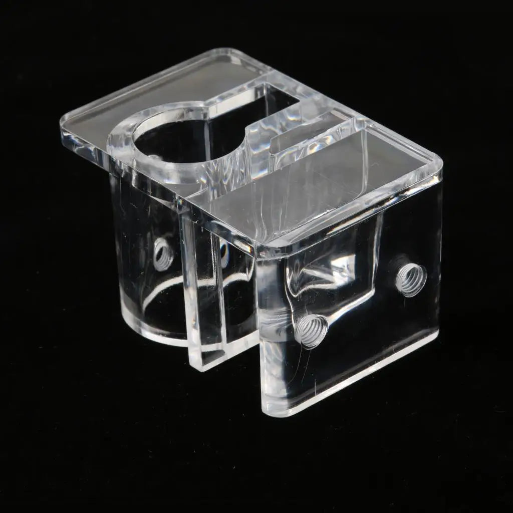 1 Set Clear Acrylic Aquarium Reef Tank Pipe Tube Holder Clip