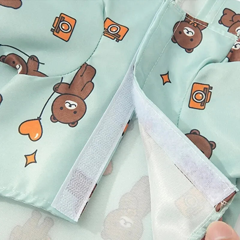 Dog Raincoat Summer Fashion Short Sleeve Dog Waterproof Clothes Puppy Coat Dog Raincoat Outdoor Coat Bichon Schnauzer Welsh