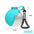 Portable Dog Water Bottle Stainless Steel Travel Cat Water Dispenser with Bowl No-Spill Puppy Water Bottle for Walking Hiking