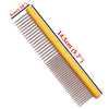 Pet Grooming Combs Aluminum Alloy Brush For Dogs Boundary Knot Massage Tools Professional Salon Cat Hair Cleaning Crescent Combs