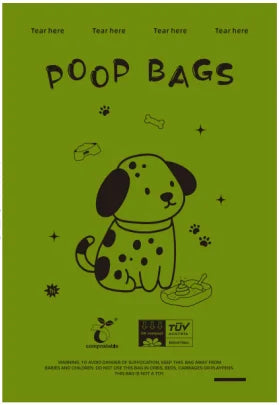 Certified Compostable Dog Poop Bags Biodegradable Poop Bags for Dog Leakproof Plant Based Extra Thick Eco-Friendly Pet Waste bag