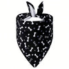 Cute Cartoon Printed Bandana Adjustable Summer Pet Scarf For Dog Cat Bib Kerchief Triangle Towel Holiday Accessories