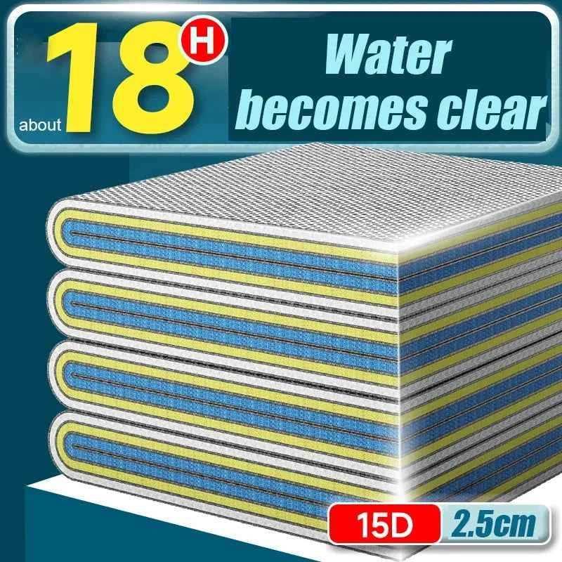 NEW 15D/9D Aquarium Sponges Filter Media Fish Tank  Filter Pad No Glue Foam Bio Cotton Pond Aquarium Accessories Protein Skimmer