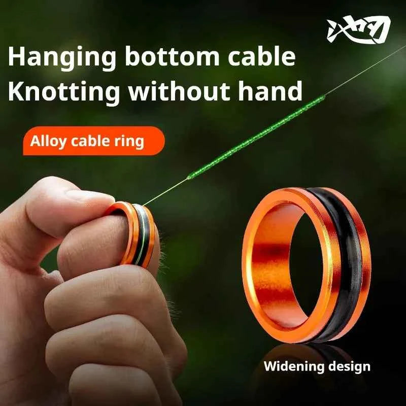 Aluminum Alloy Ring Wire Pulling Ring Wire Puller Bottom Hanging Wire Puller Anti Slip Fishing Wire Puller Portable