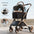 Detachable Pet Stroller Ultra-light Portable Outdoor Cat and Dog Stroller Aluminum Alloy Frame Four-wheel Shock Absorber - Play Paws Toys